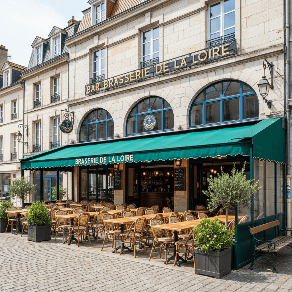 Bar-brasserie à Nantes : terrasse - licence IV - Image 1