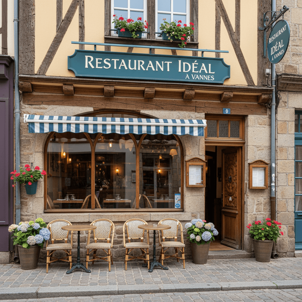 Restaurant à Vannes : terrasse - licence IV - Image 1
