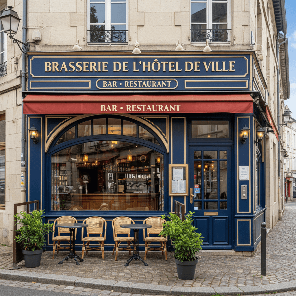 Bar-brasserie à Montivilliers : terrasse - licence IV - Image 1