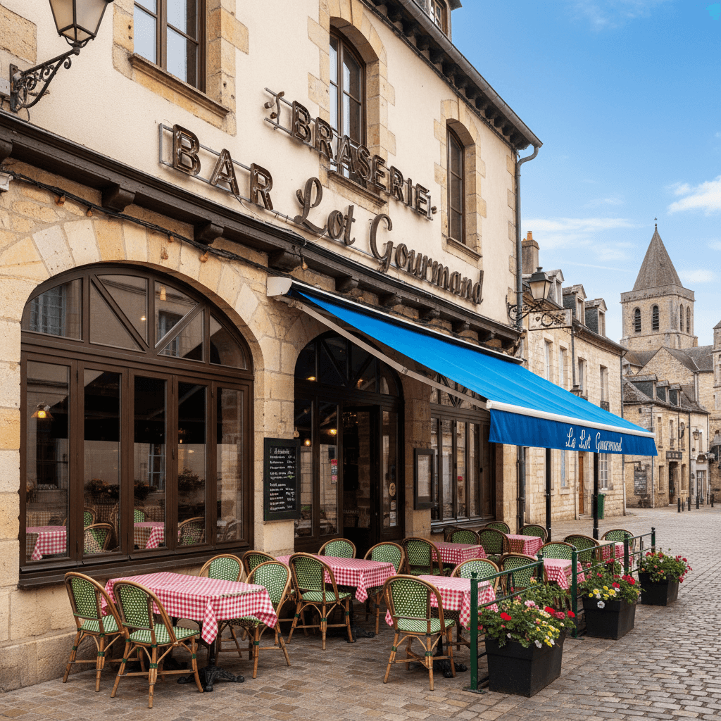 Bar-brasserie à Cahors : terrasse - licence IV - Image 1