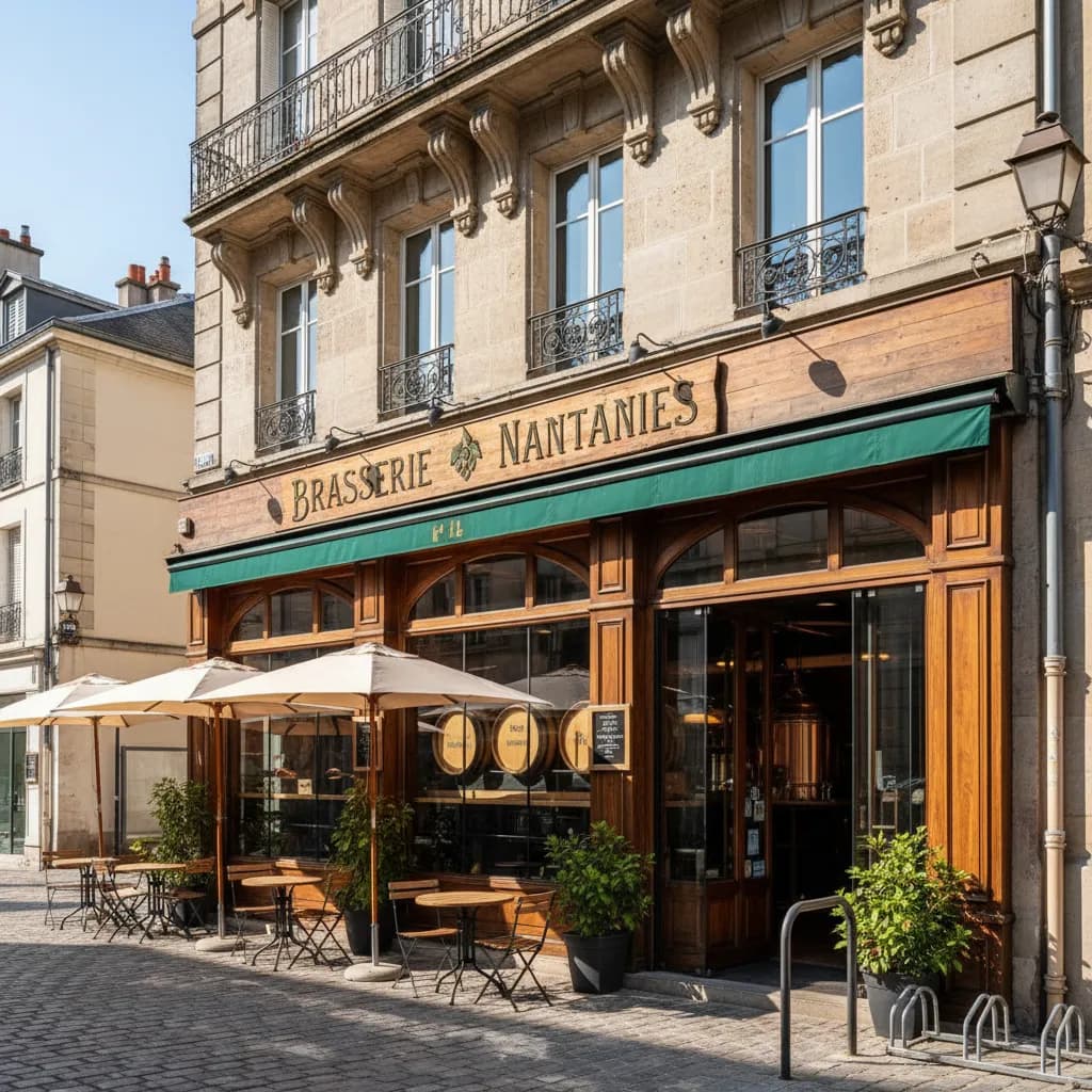 Bar-brasserie 180m² à Nantes : terrasse - licence IV - Image 1