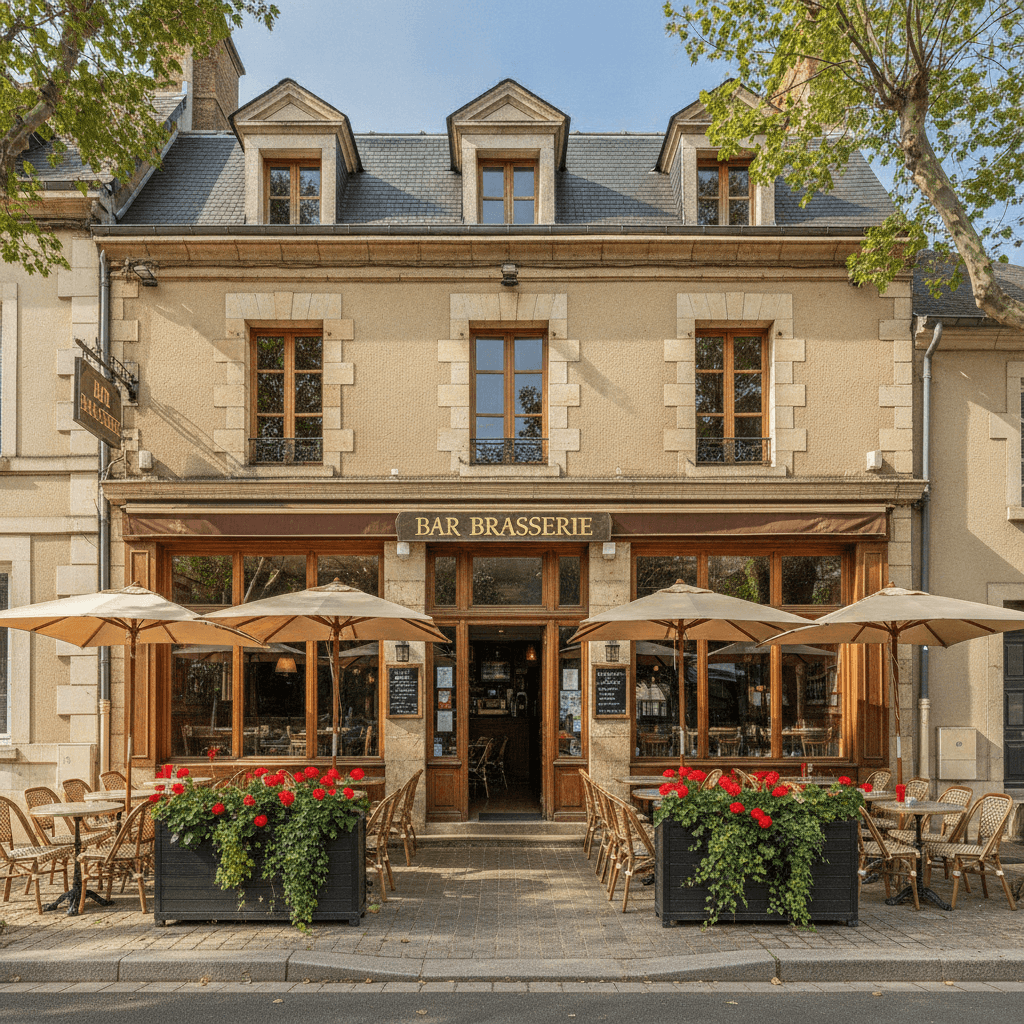 Bar-brasserie 150m² à Sainte-Savine : terrasse - licence IV - Image 1