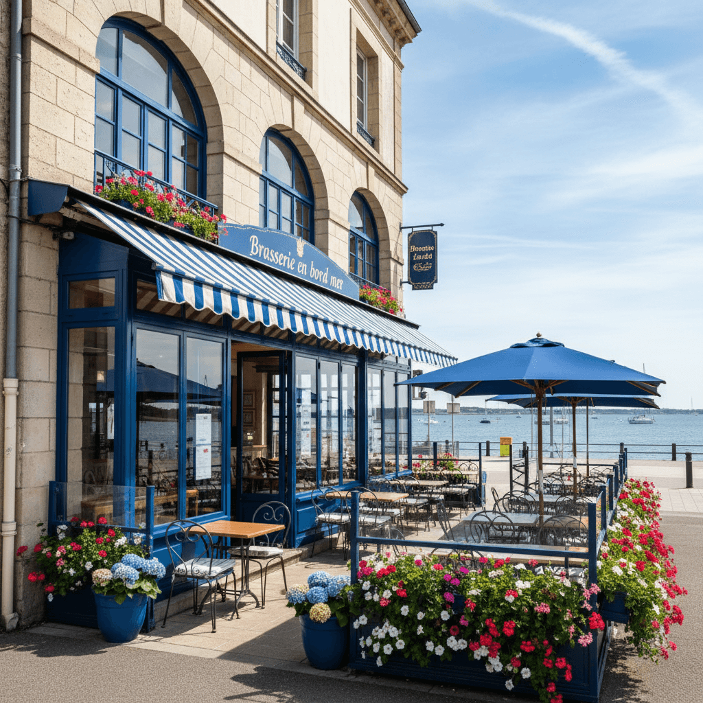 Bar-brasserie 250m² à Vannes : terrasse - licence IV - Image 1