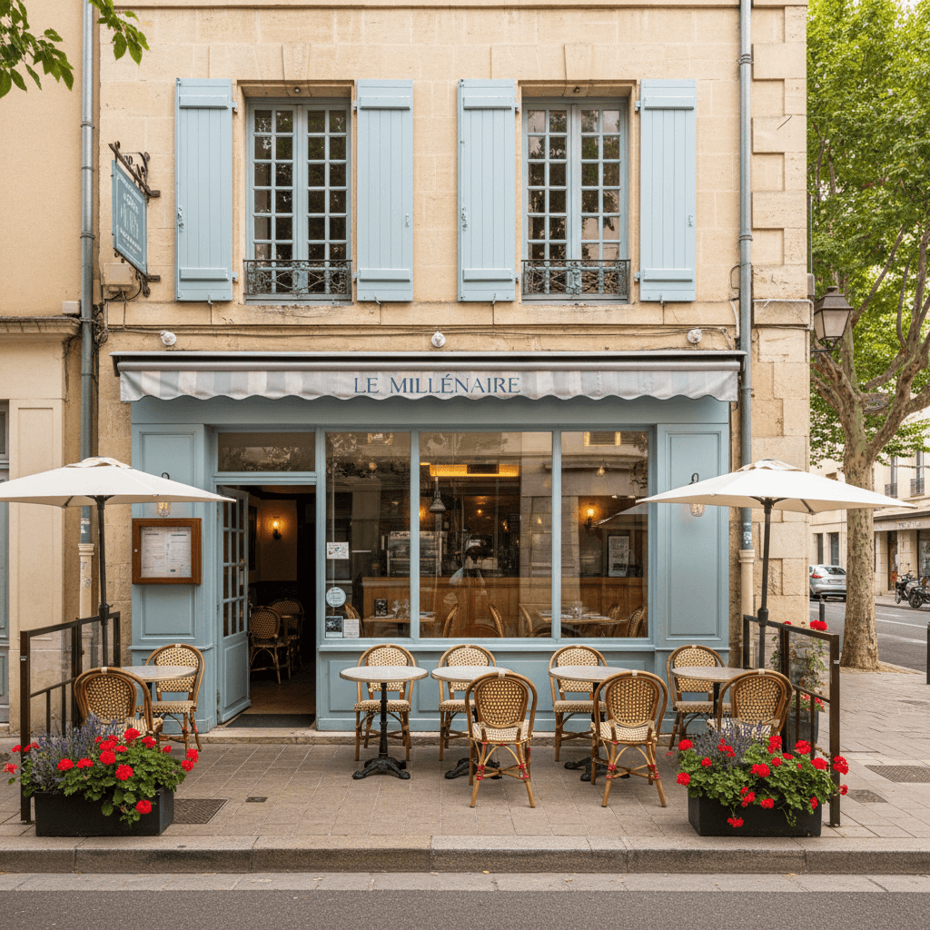 Restaurant 71m² à Montpellier : terrasse - Image 1