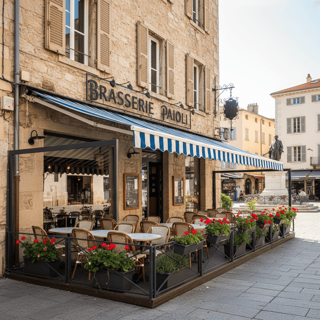Bar-brasserie 220m² à Corte : terrasse - licence IV - Image 1