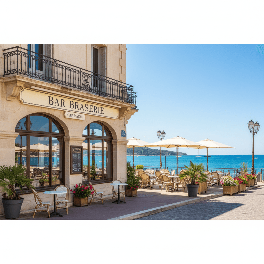 Bar-brasserie à Agde : terrasse - licence IV - Image 1