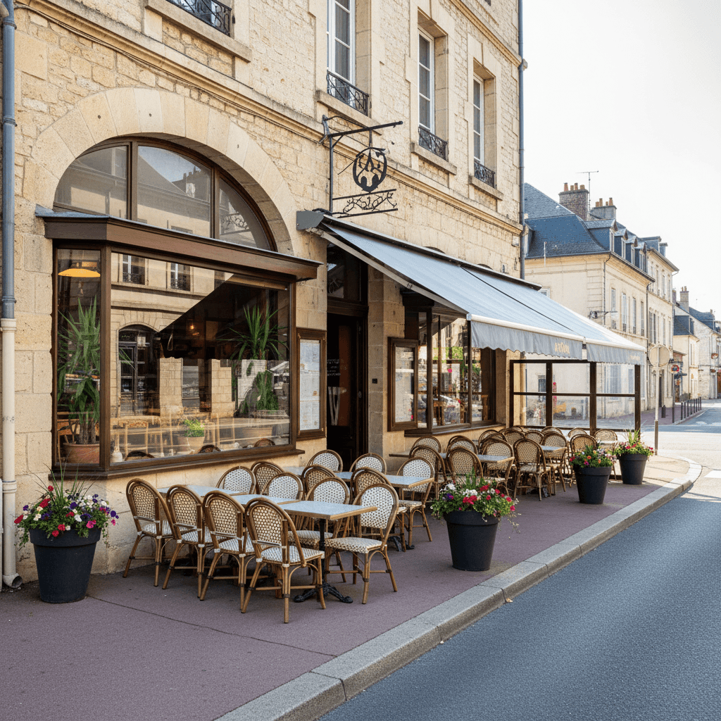 Restaurant 420m² à Meximieux : terrasse - licence IV - Image 1