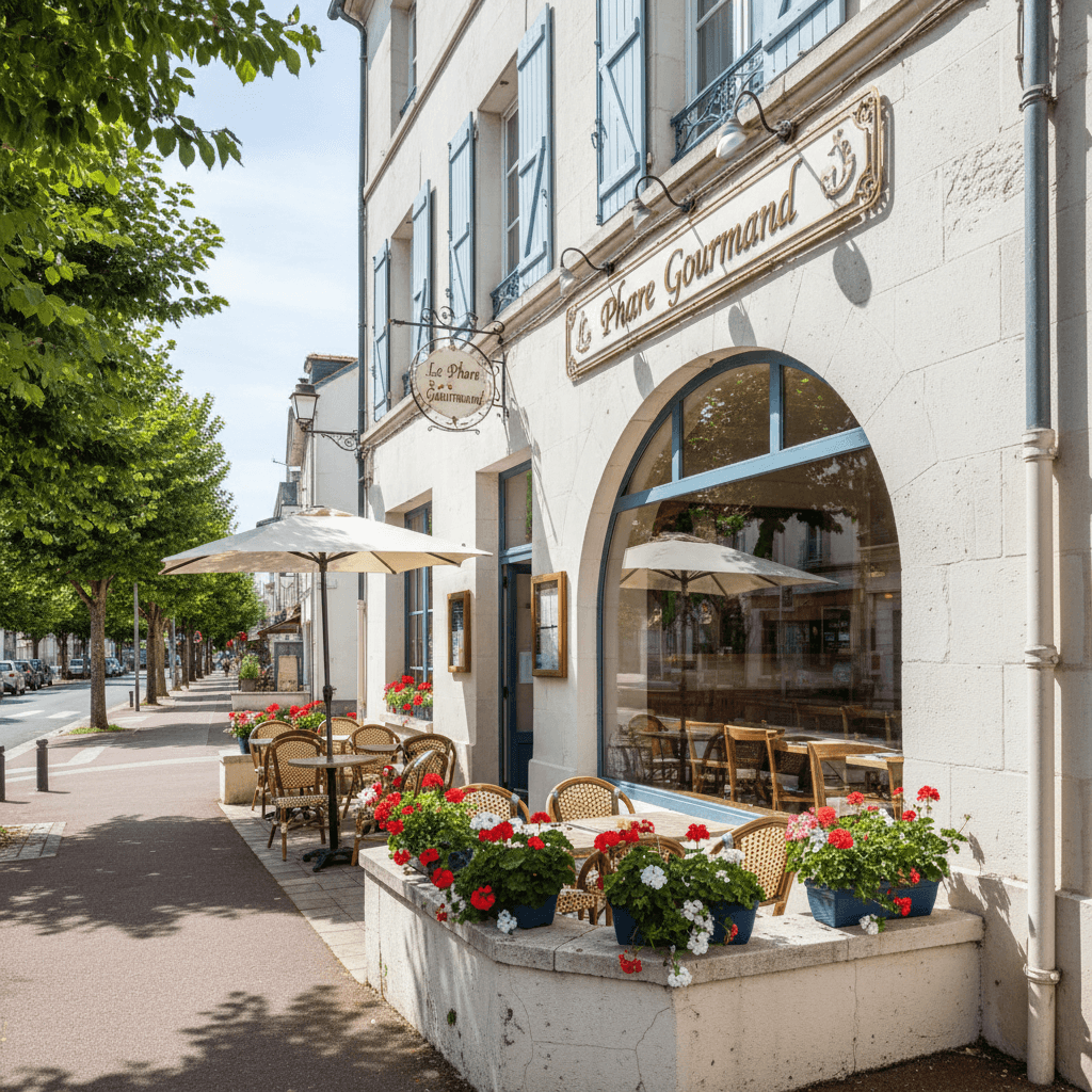 Restaurant 80m² à Royan : terrasse - cuisine équipée - Image 1