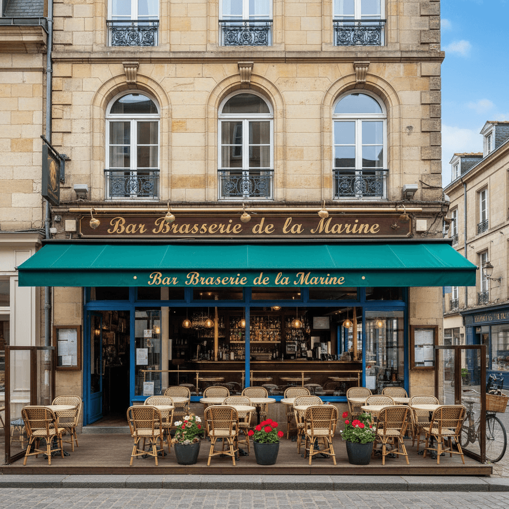 Bar-brasserie à Cherbourg-En-Cotentin : terrasse - licence IV - Image 1
