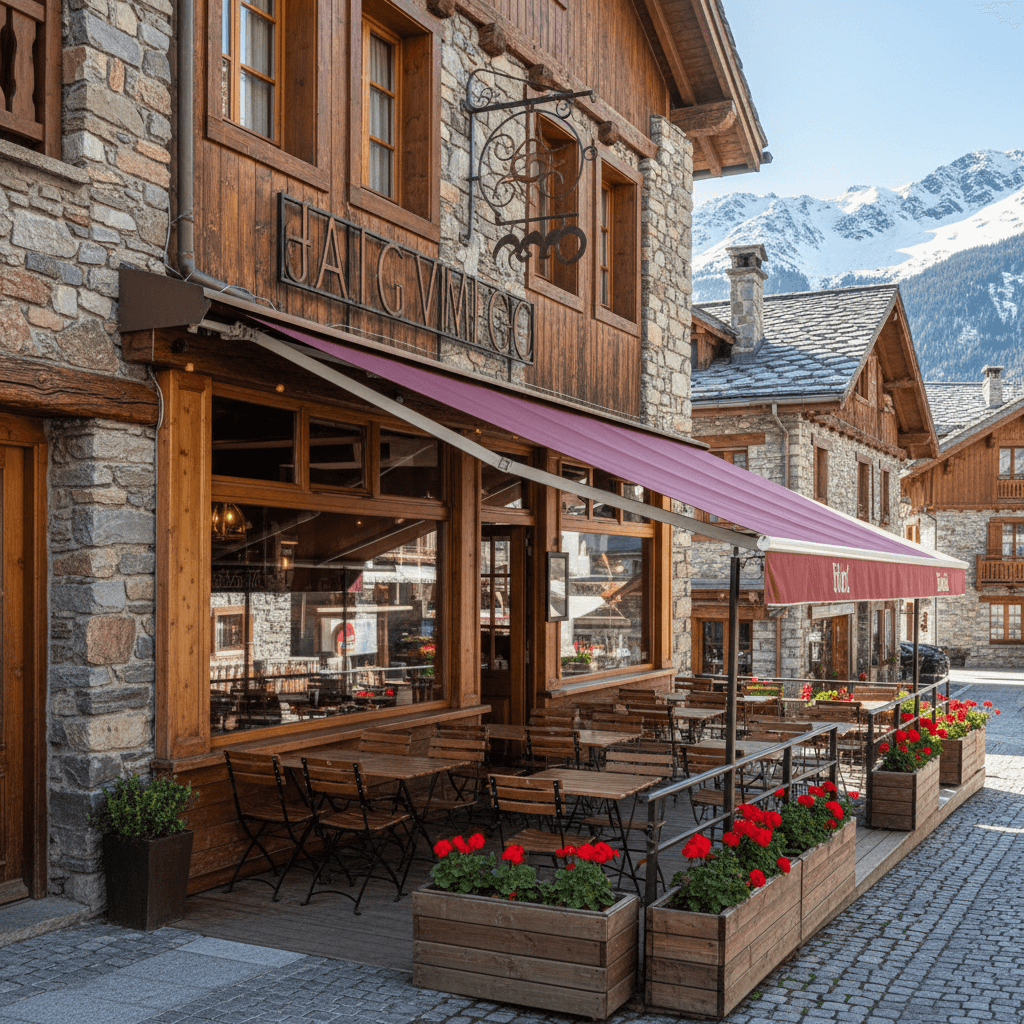 Restaurant 50m² à Les Allues : terrasse - licence IV - Image 1