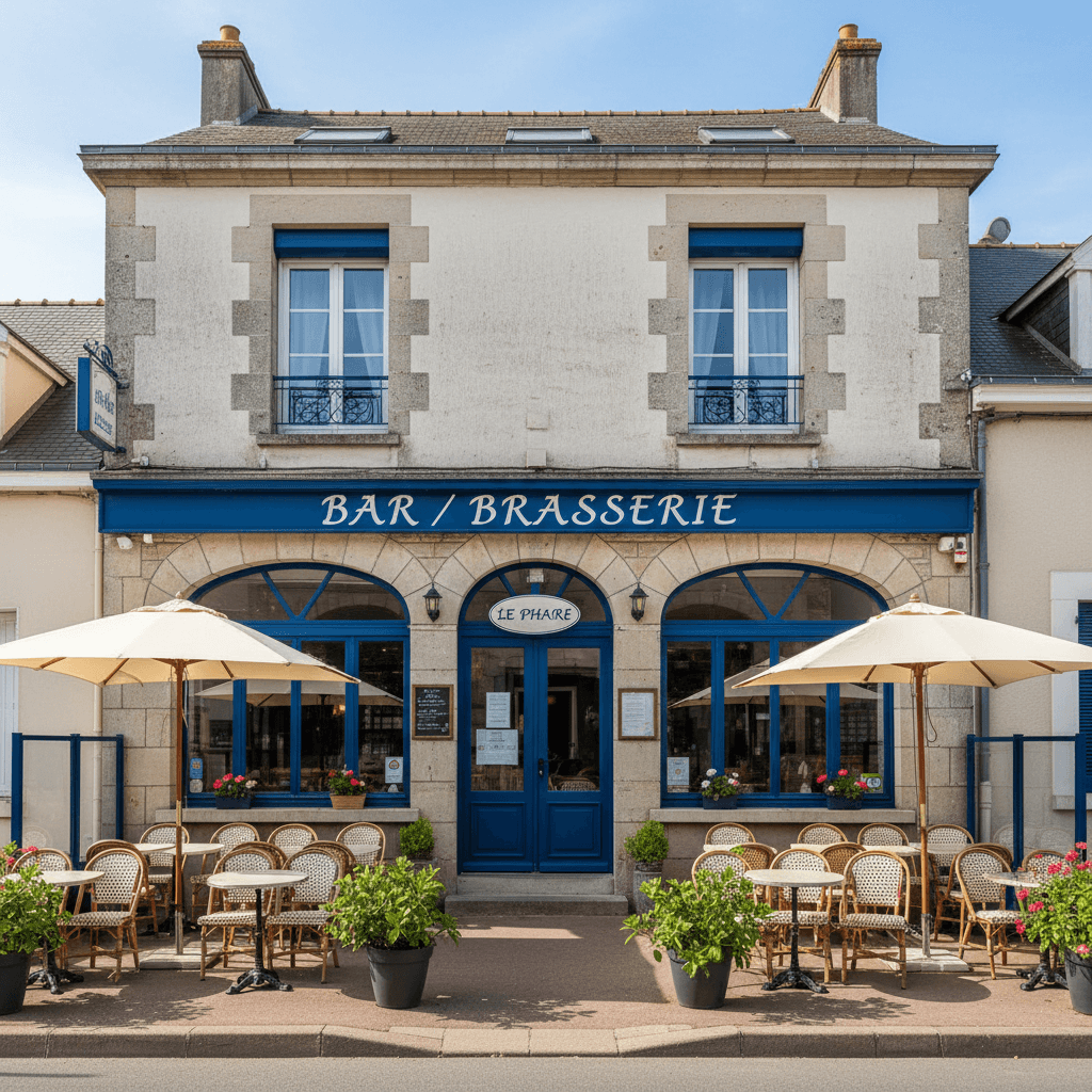 Bar-brasserie 154m² à Fort-Mahon-Plage : terrasse - licence IV - Image 1