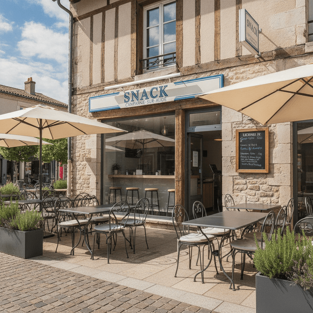 Snack 85m² à Campagne-Sur-Aude : terrasse - licence IV - Image 1