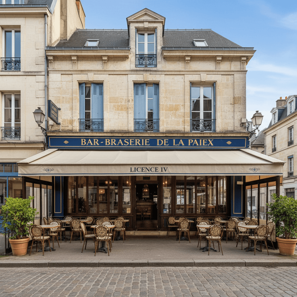 Bar-brasserie 150m² à Laval : terrasse - licence IV - Image 1