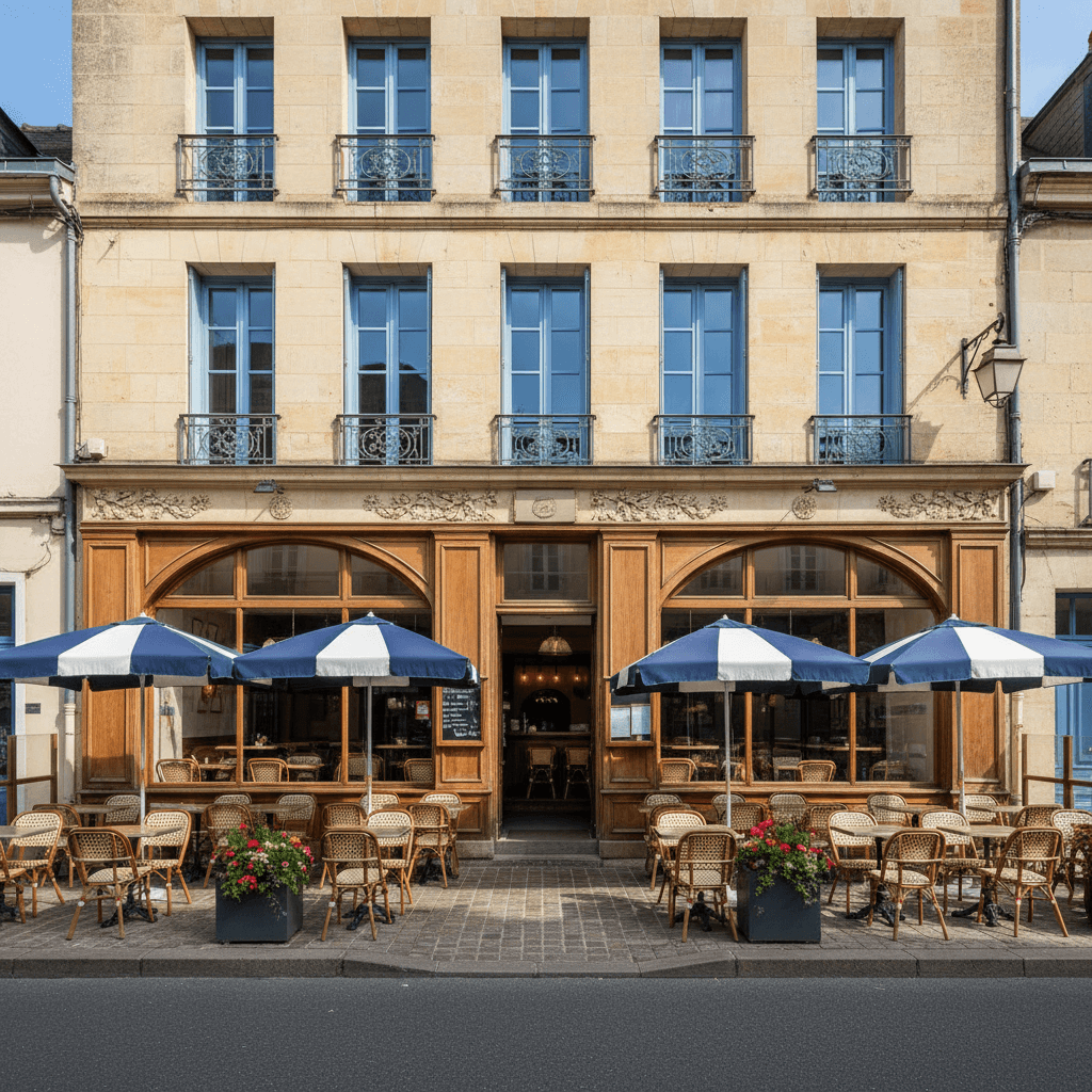 Bar-brasserie à Saintes : terrasse - licence IV - Image 1