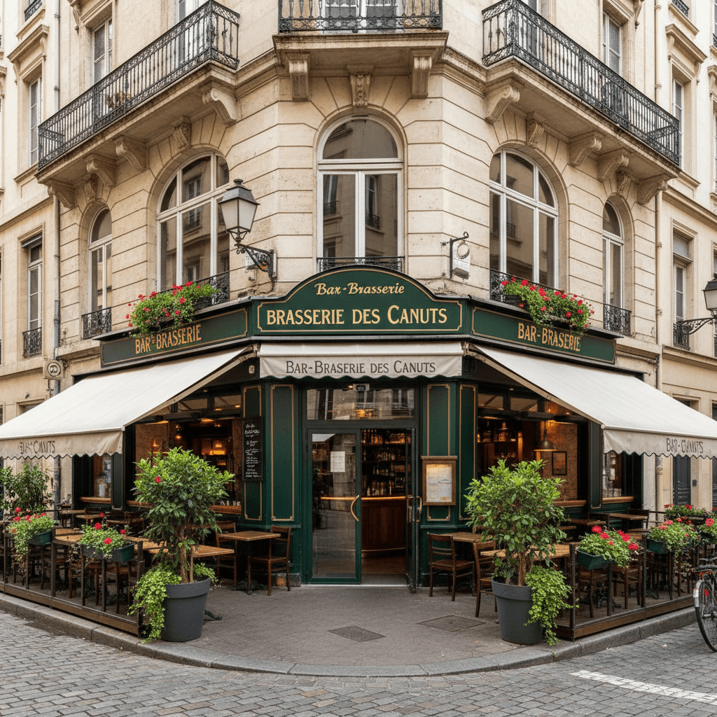 Bar-brasserie 125m² à Lyon : terrasse - licence IV