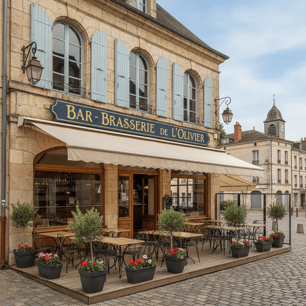 Bar-brasserie 120m² à Saint-Rambert-D'Albon : terrasse - licence IV