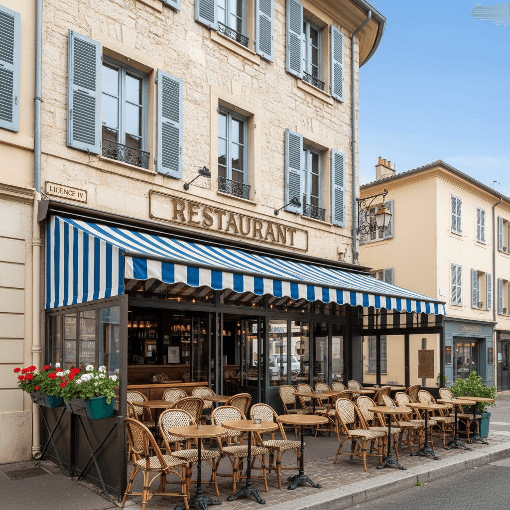 Restaurant à Nice : terrasse - licence IV - Image 1
