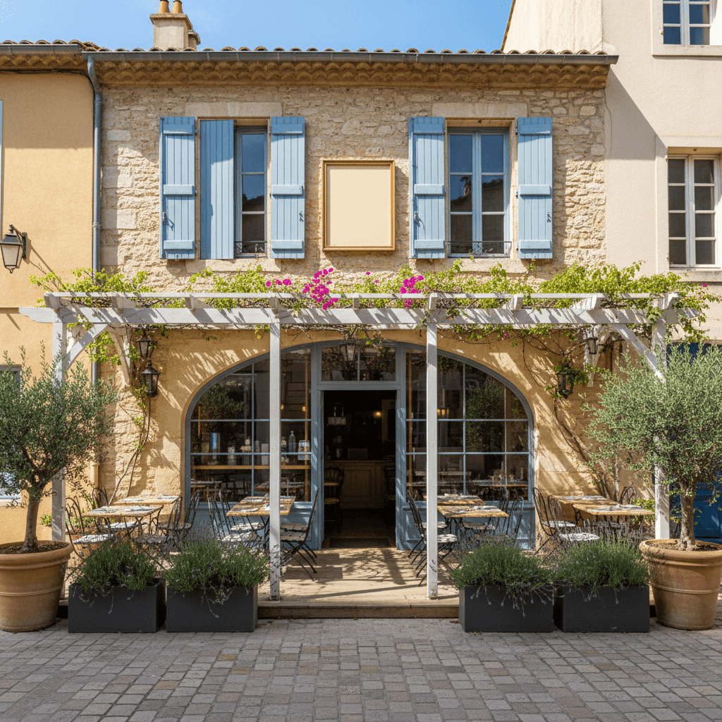 Restaurant 156m² à Aix-En-Provence : terrasse - licence IV