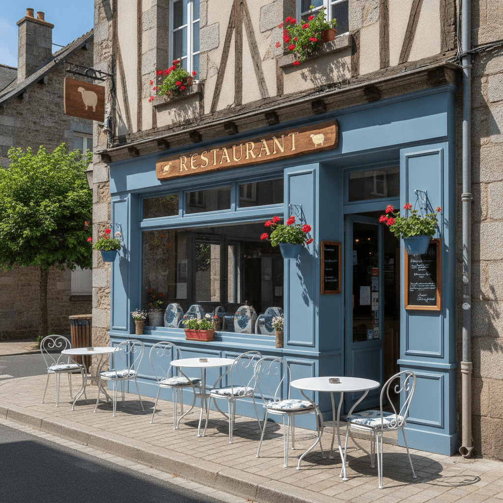 Restaurant à Saint-Brieuc : terrasse - licence IV - Image 1