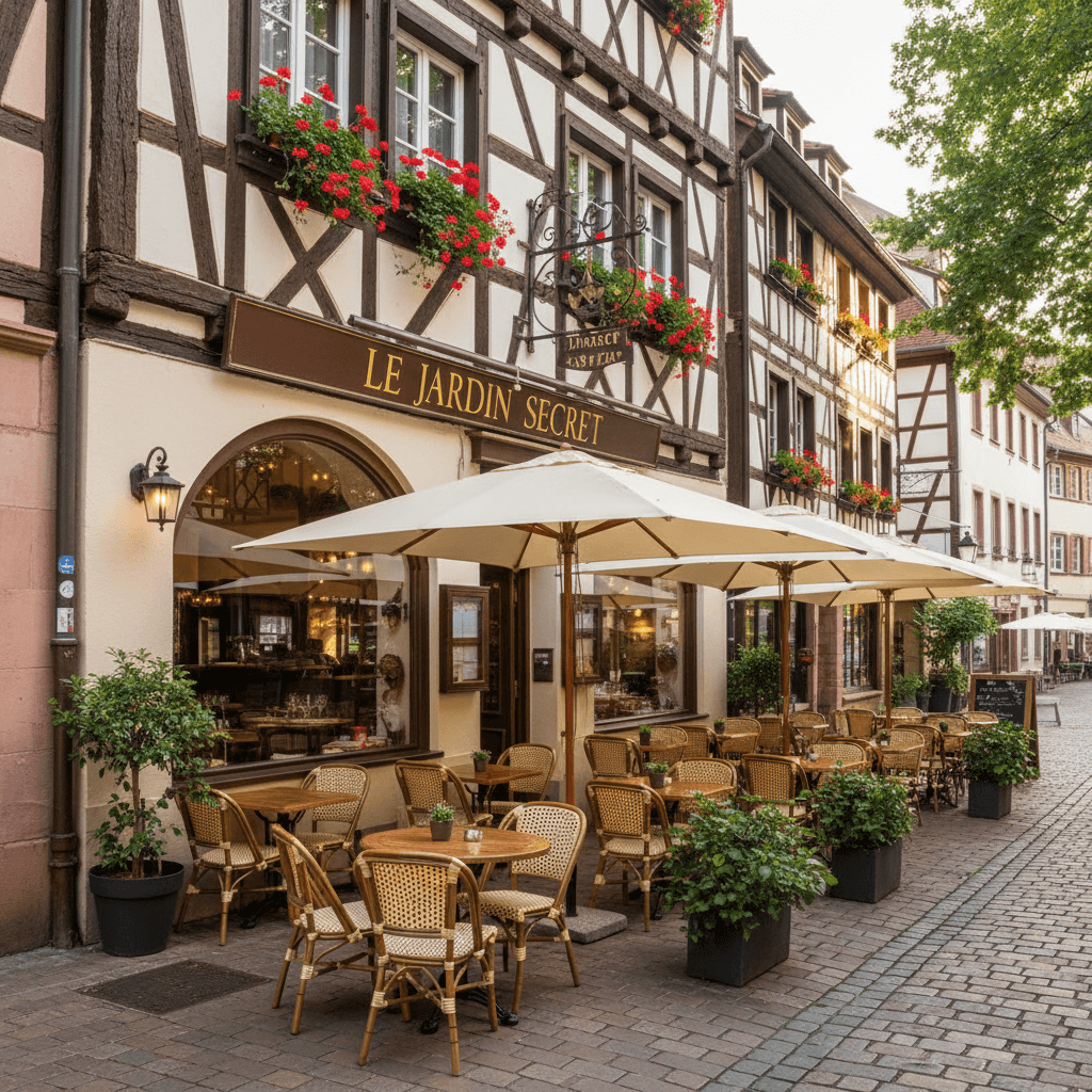 Restaurant 160m² à Strasbourg : terrasse