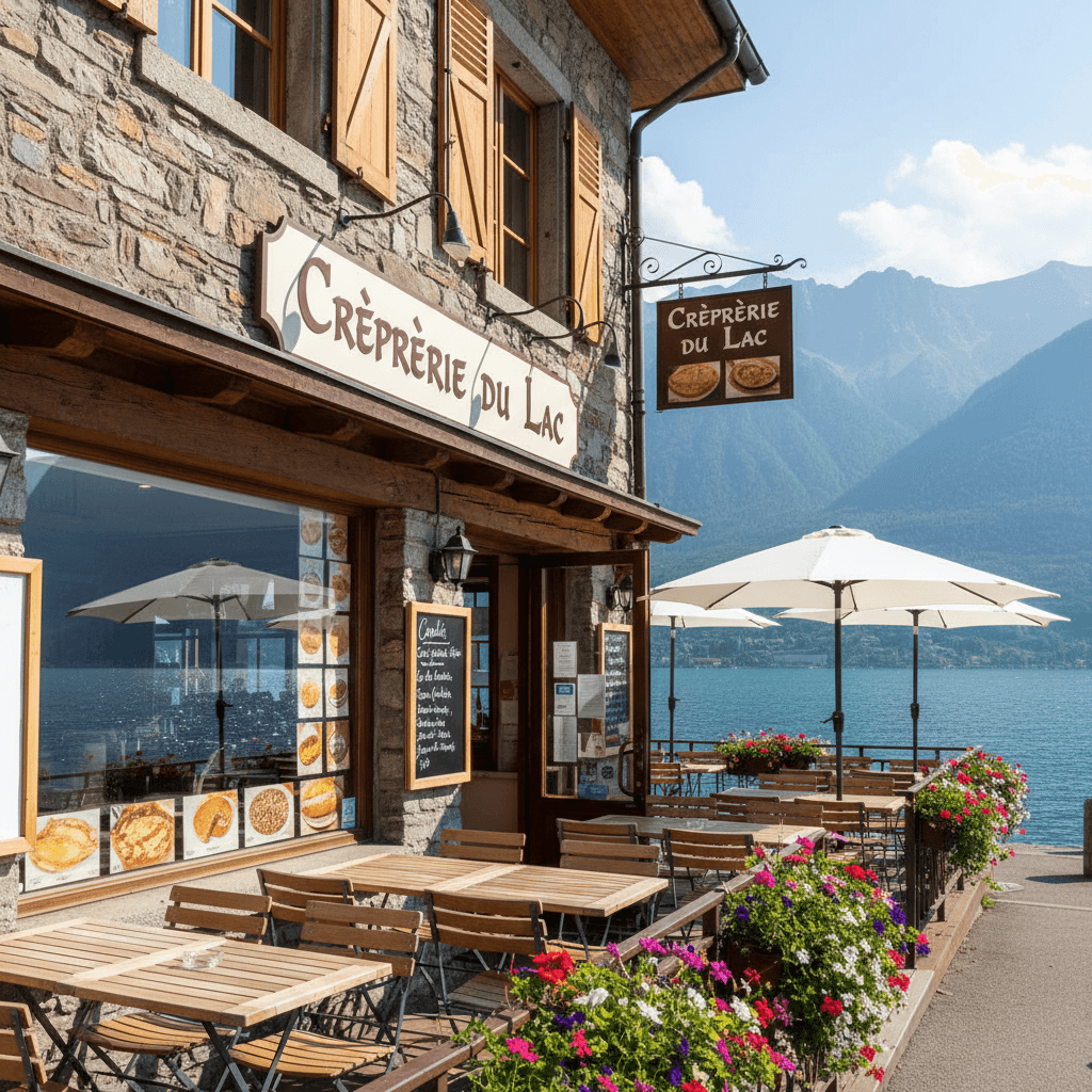 Snack à Annecy : terrasse - licence IV - Image 1