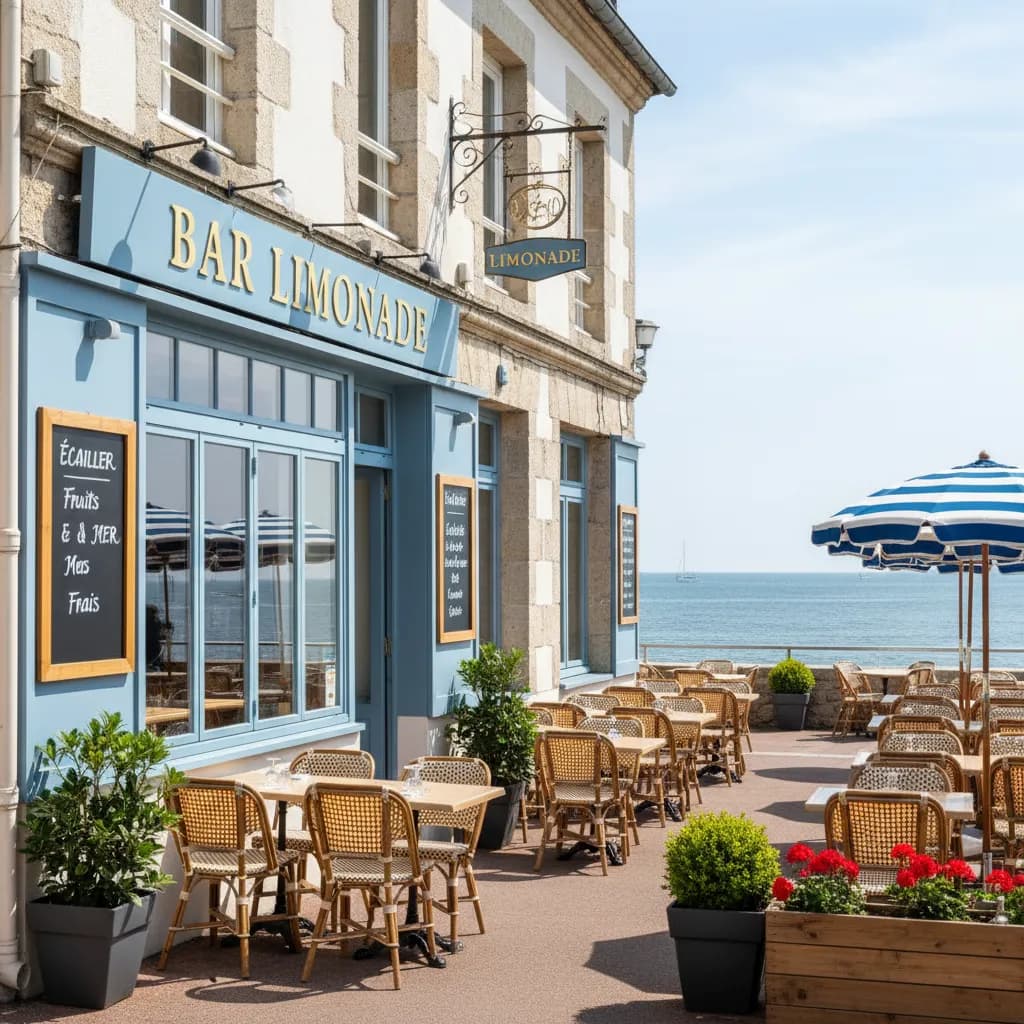 Bar-brasserie à Nantes : terrasse - extraction - Image 1