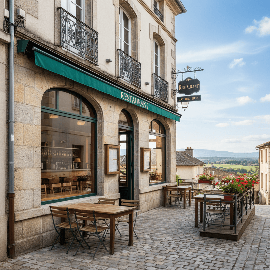 Restaurant 446m² à Orthez : terrasse - licence IV - Image 1