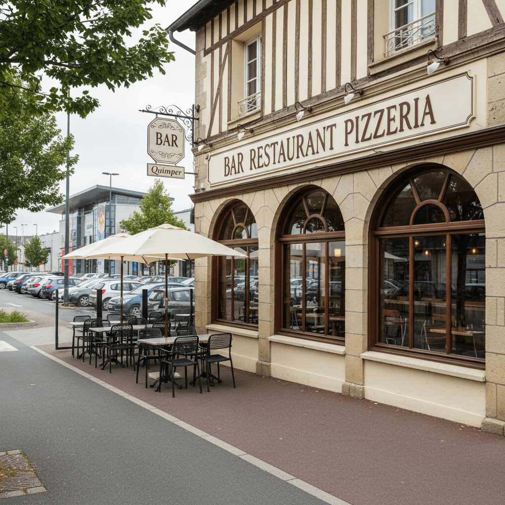 Restaurant à Quimper : terrasse - licence IV - Image 1