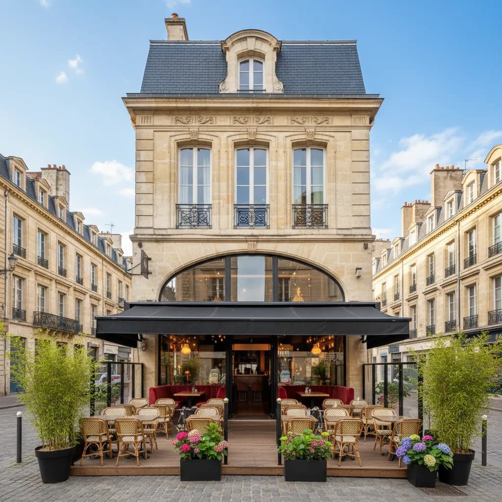 Restaurant 131m² à Bordeaux : terrasse - licence IV - Image 1