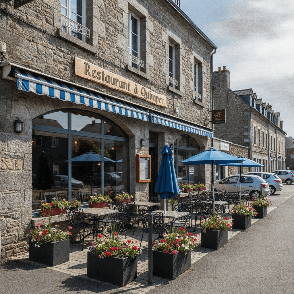 Restaurant à Quimper : terrasse - licence IV - Image 1