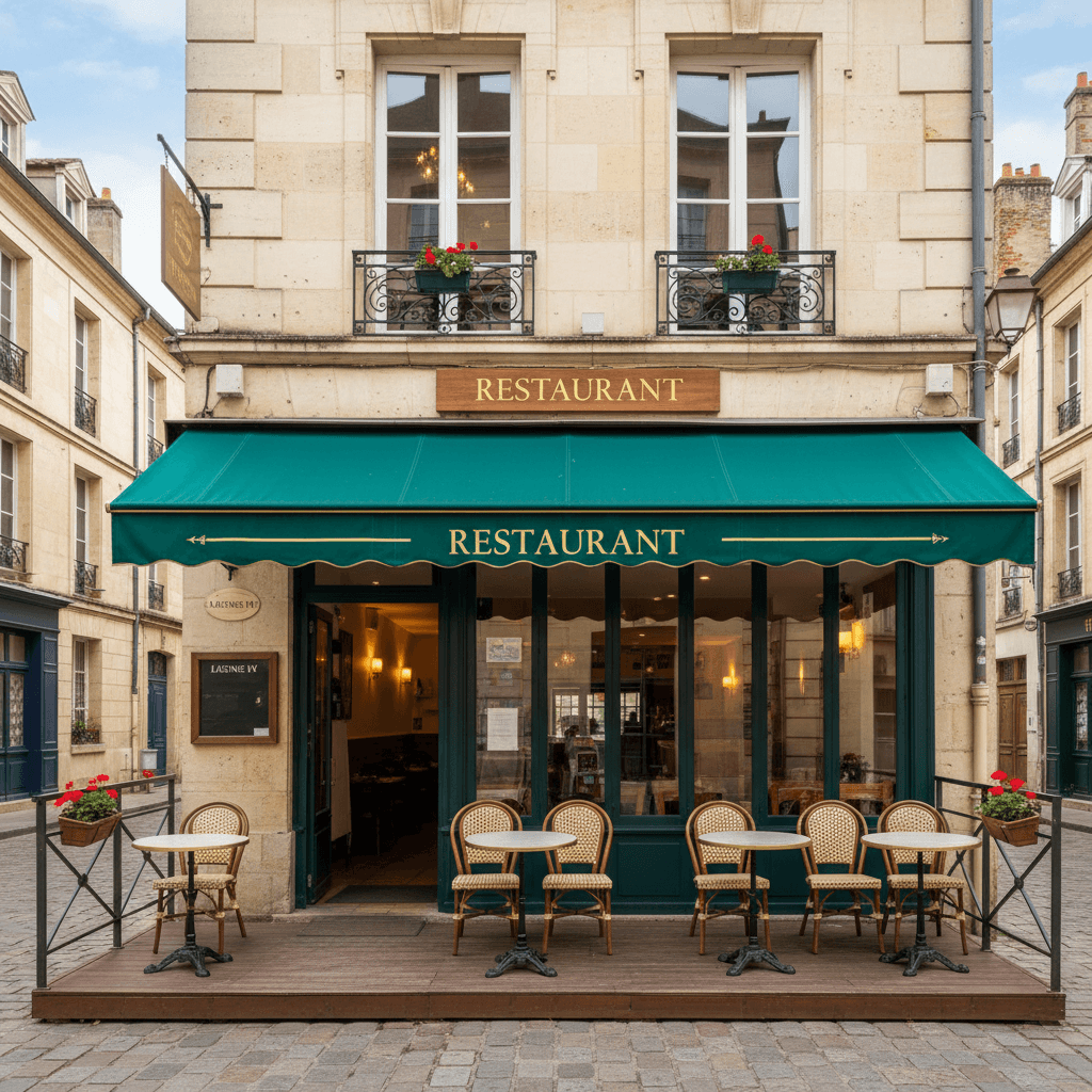 Restaurant 103m² à Dijon : terrasse - licence IV
