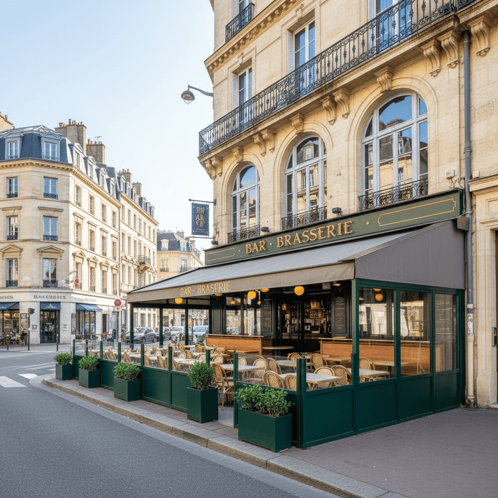 Bar-brasserie à Évreux : terrasse - licence IV - Image 1