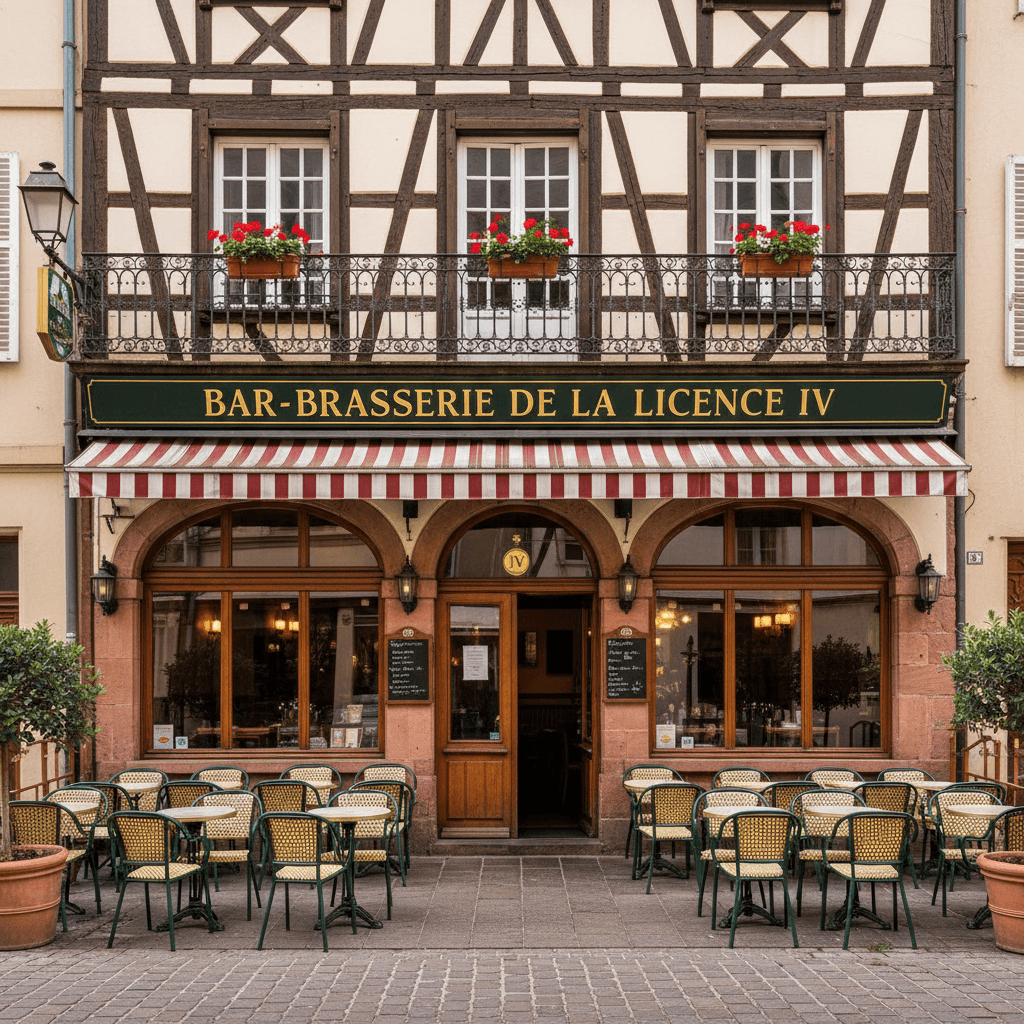 Bar-brasserie à Strasbourg : terrasse - licence IV