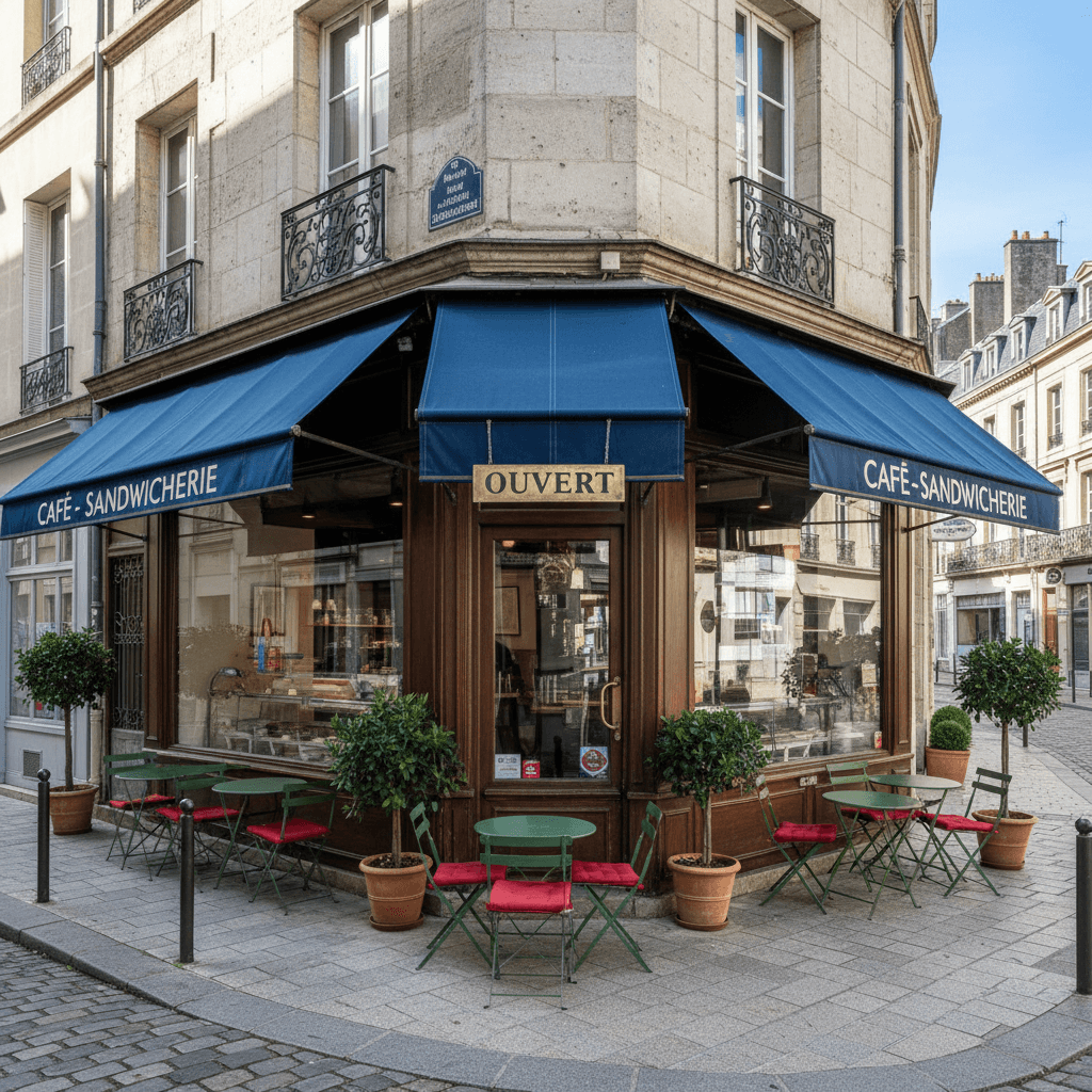 Snack 150m² à Nantes : terrasse