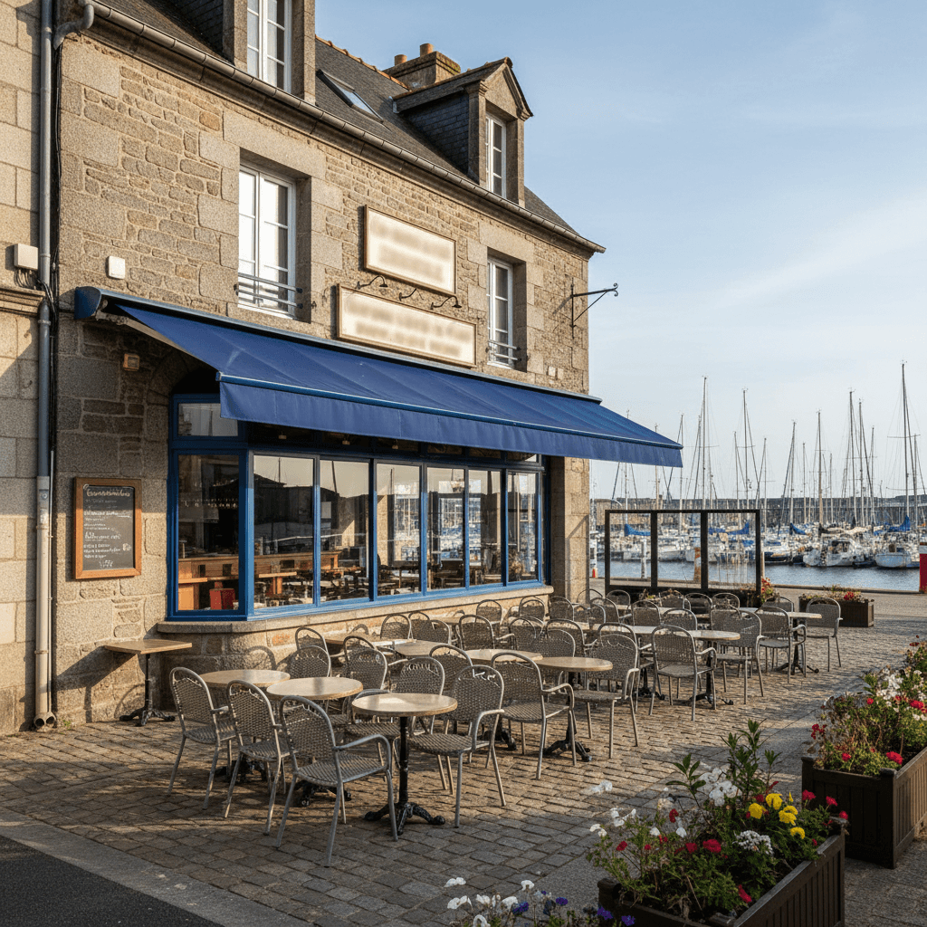 Bar-brasserie 189m² à Quimper : terrasse - licence IV - Image 1