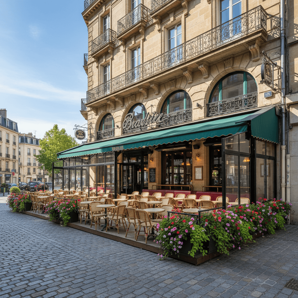 Bar-brasserie 200m² à Saint-Étienne : terrasse - licence IV - Image 1