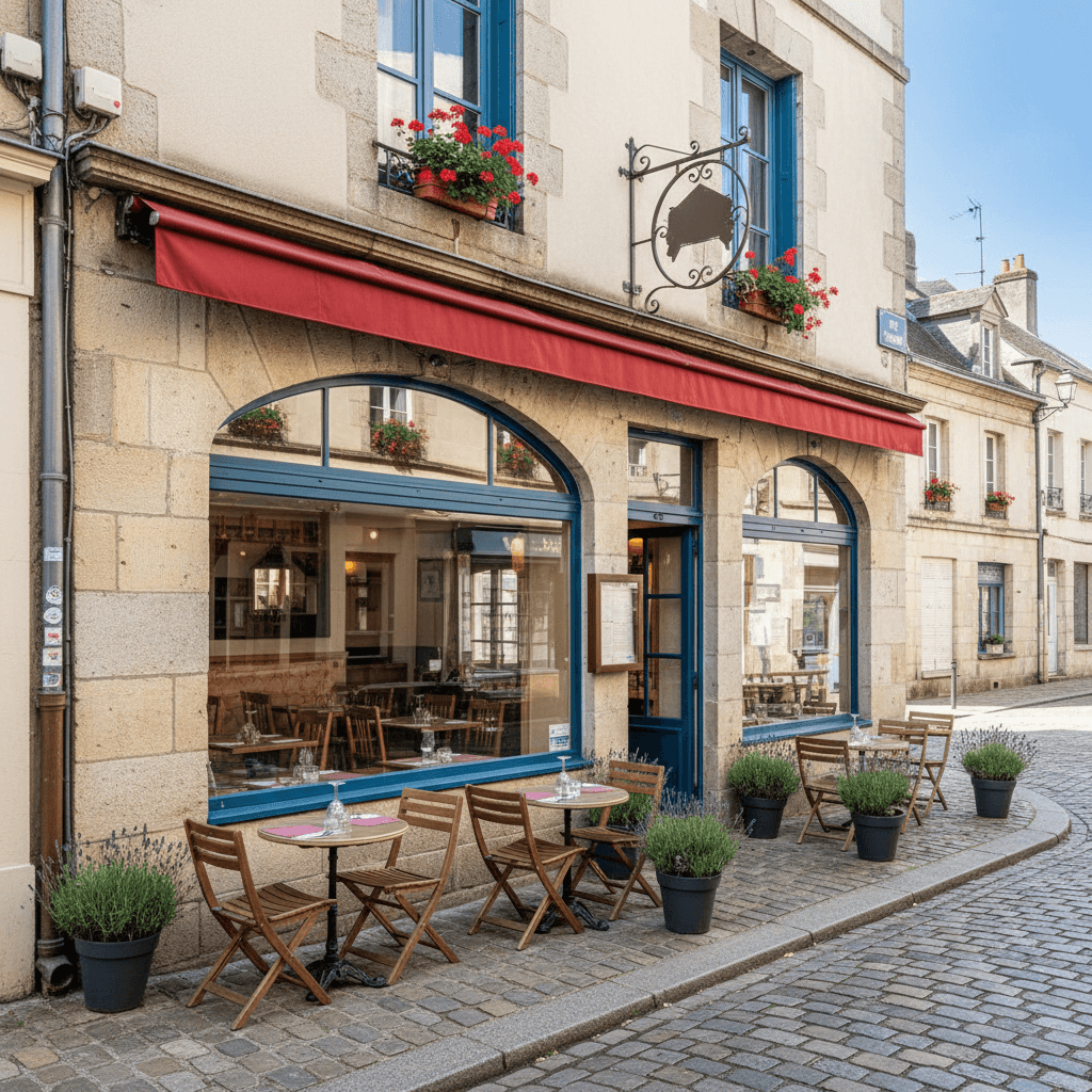 Restaurant à Rennes : terrasse - extraction