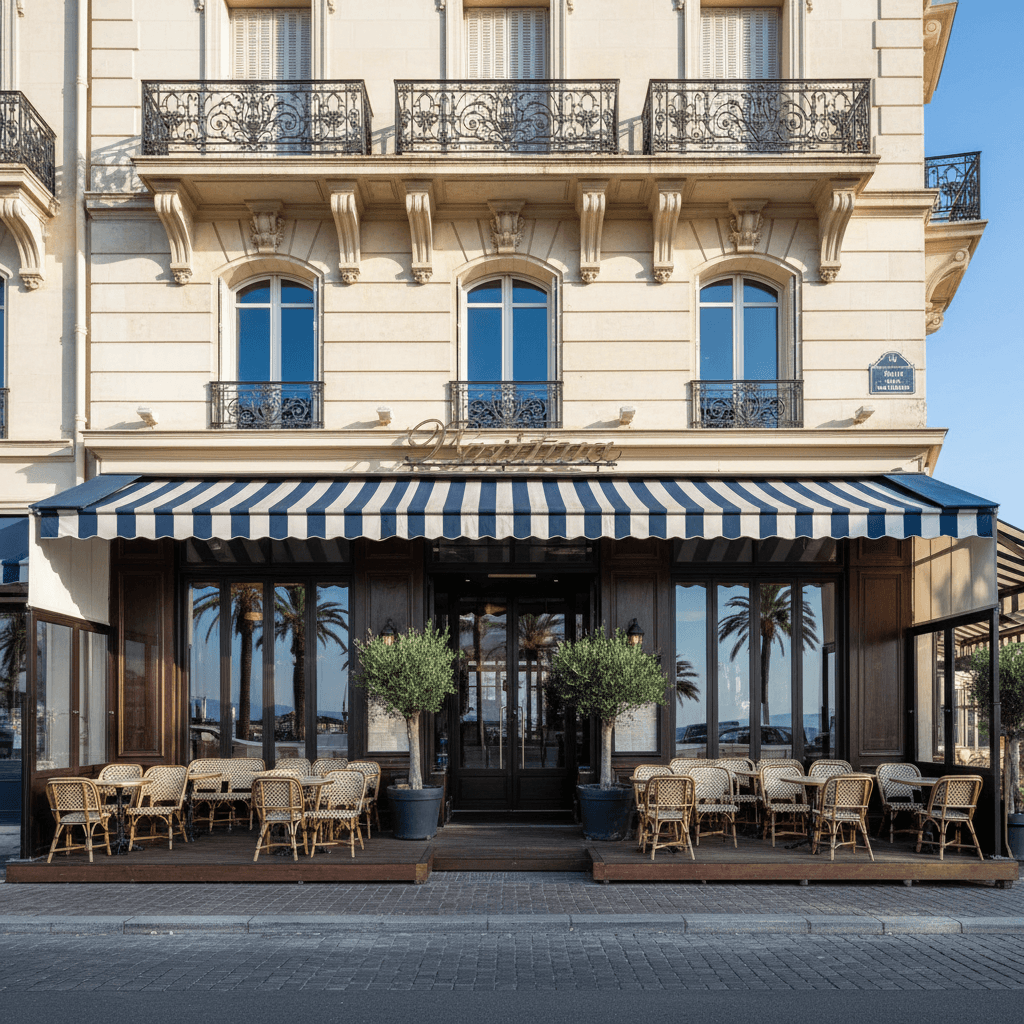 Restaurant 80m² à Cannes : terrasse - licence IV - Image 1
