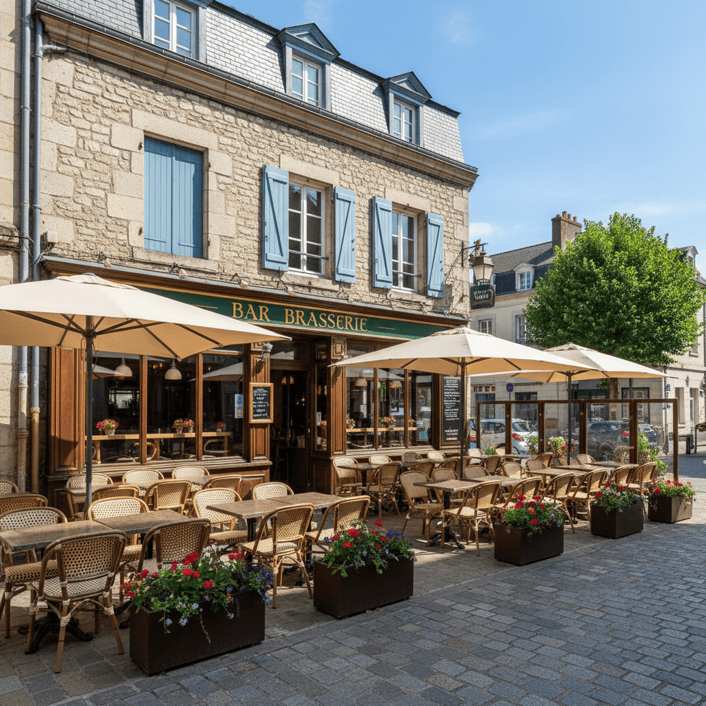 Bar-brasserie à Rennes : terrasse - licence IV