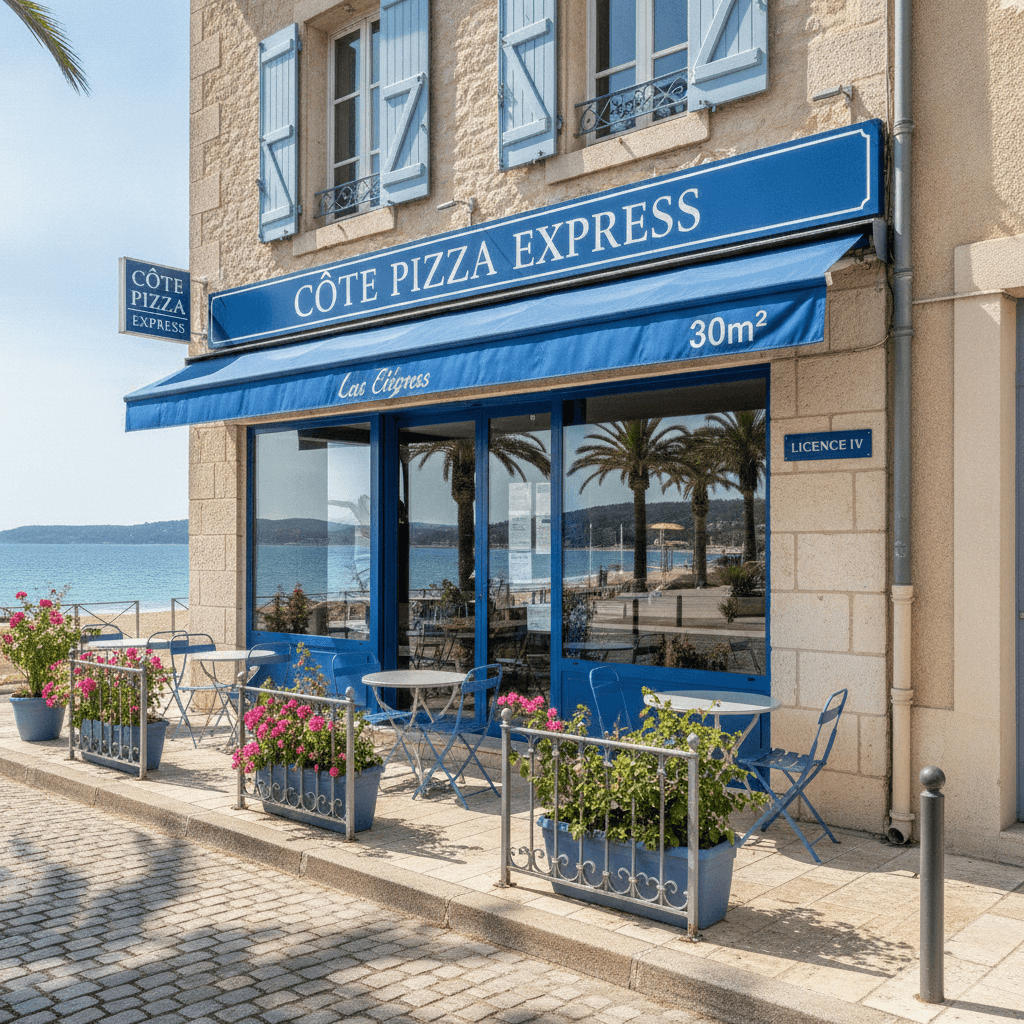 Fast-food 30m² à Roquebrune-Sur-Argens : terrasse - licence IV - Image 1
