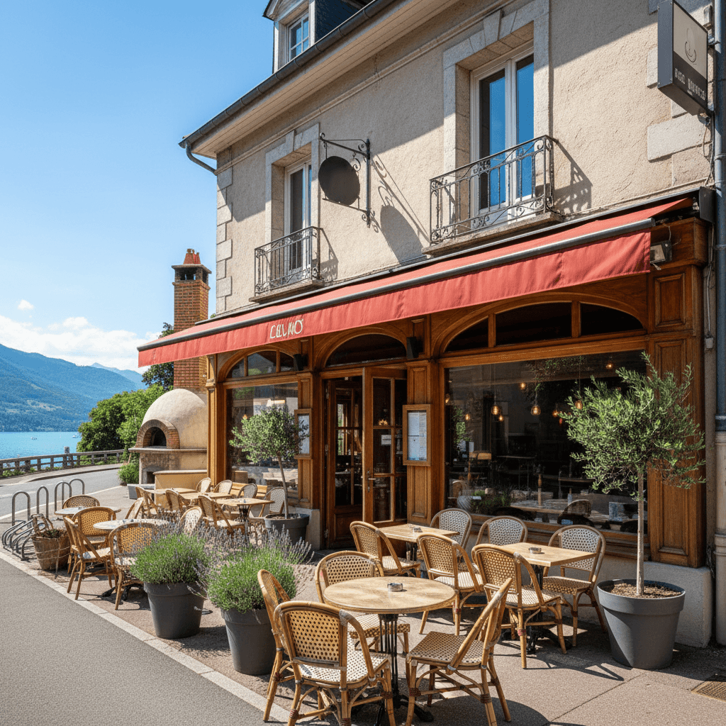 Restaurant 112m² à Sevrier : terrasse - licence IV - Image 1