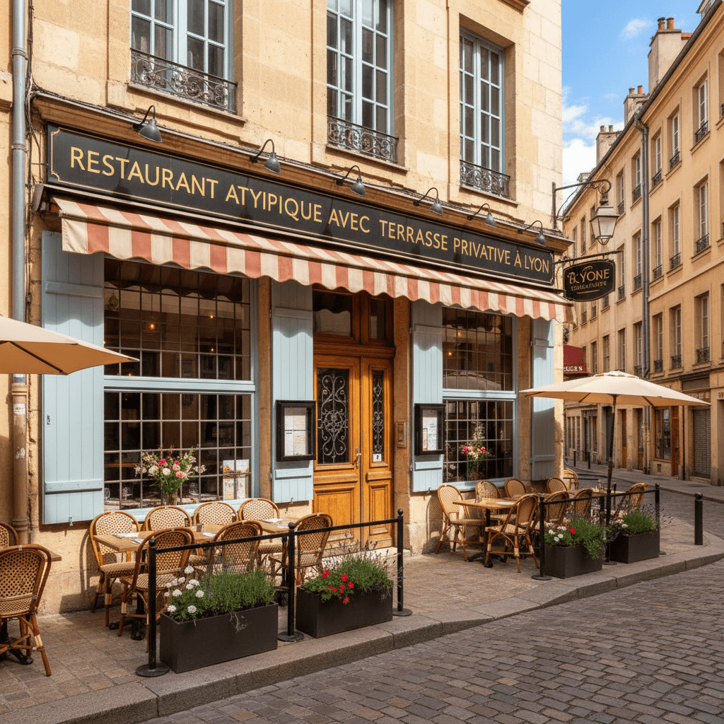 Restaurant à Lyon : terrasse - extraction