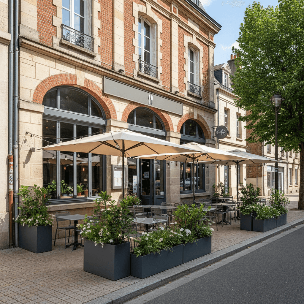 Restaurant 400m² à Arras : terrasse - licence IV - Image 1