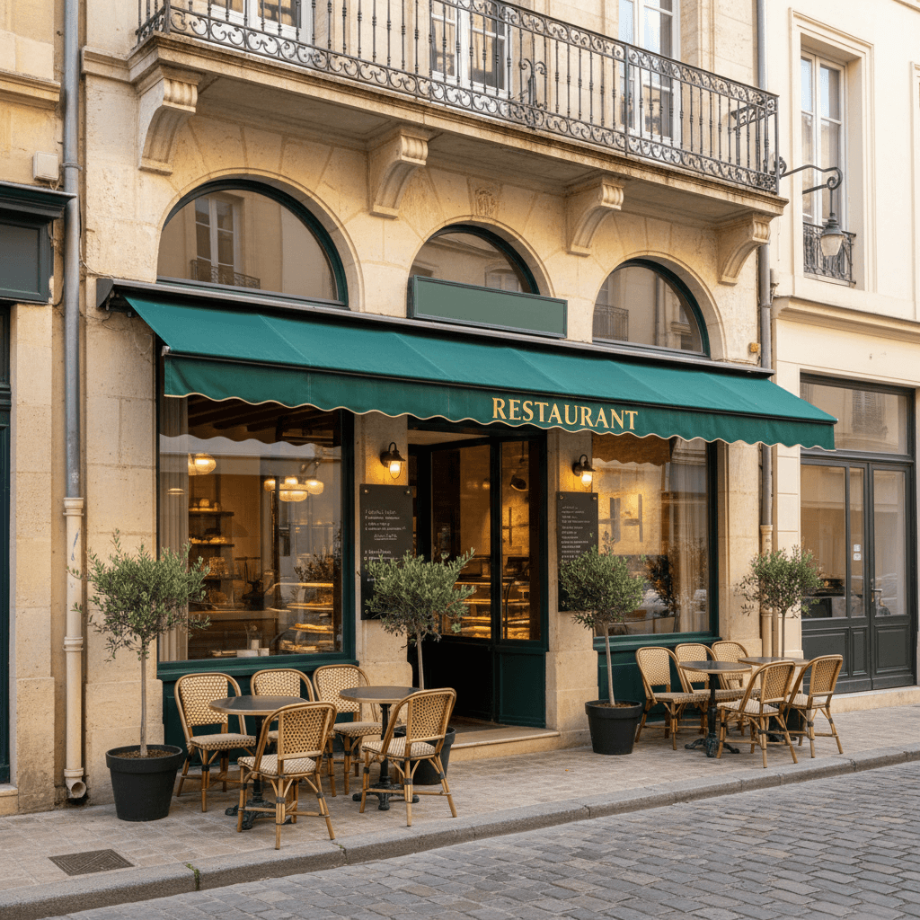 Restaurant 44m² à Montpellier : terrasse - extraction - Image 1