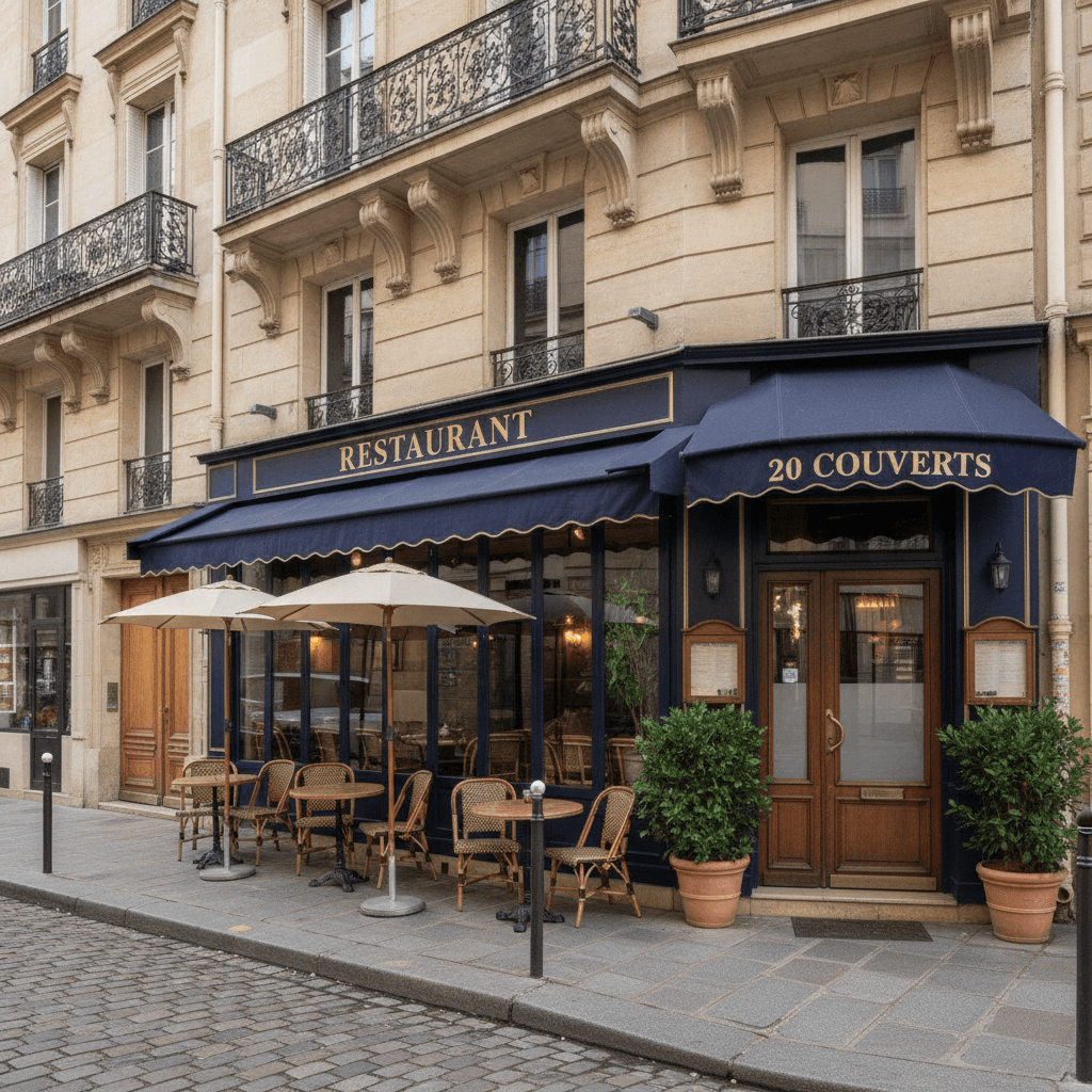 Restaurant 20 couverts à Paris