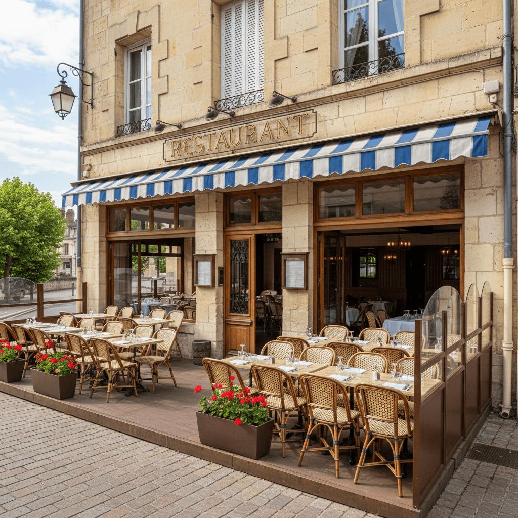 Restaurant 402m² à Génissieux : terrasse - licence IV - Image 1