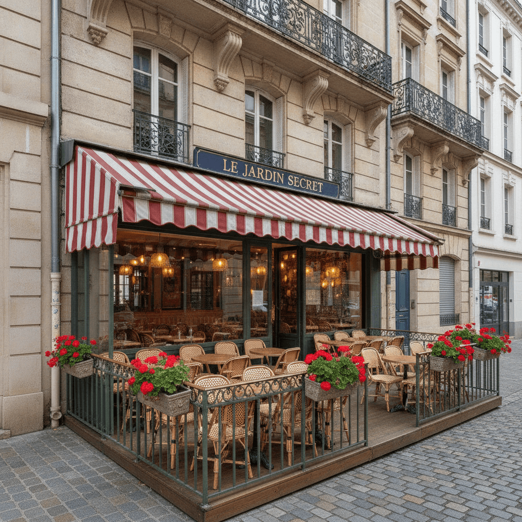 Restaurant 120m² à Nancy : terrasse - extraction - Image 1