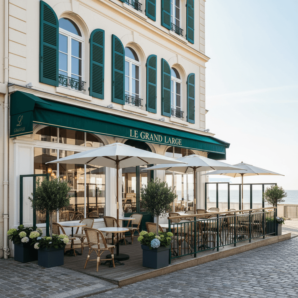 Restaurant 280m² à La Baule-Escoublac : terrasse - extraction - Image 1