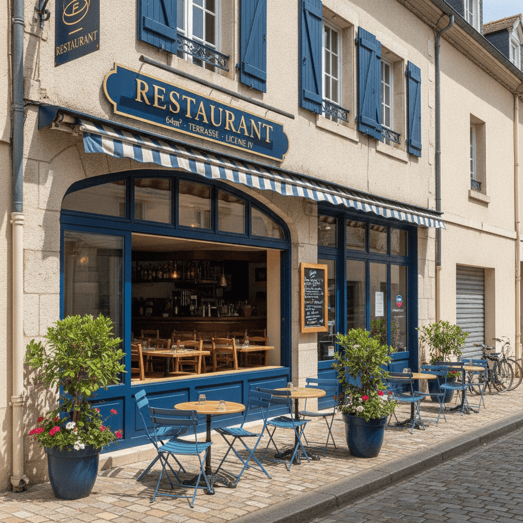 Restaurant 64m² à Soorts-Hossegor : terrasse - licence IV - Image 1