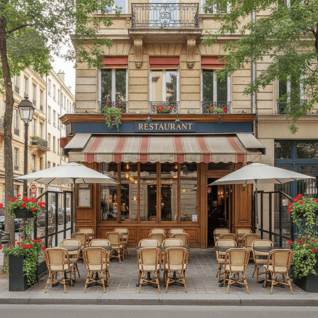 Restaurant 109m² à Lyon : terrasse - licence IV